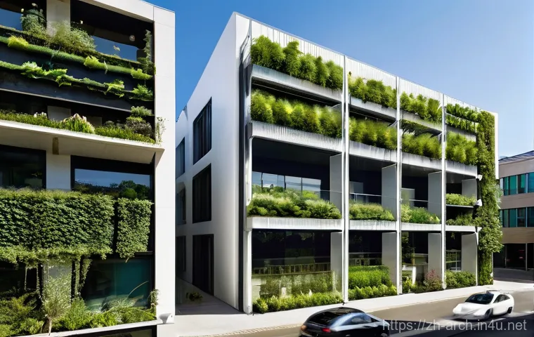 건축사와 건물 수명 주기 관리 - **Prompt:** A bustling, highly organized "smart construction site" for a modern, high-rise building....