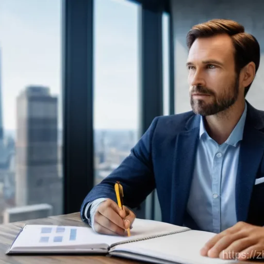 건축사로서의 고객 관리 기술 - **Prompt:** A highly detailed, realistic photograph of a male architect in his late 30s, dressed in ...