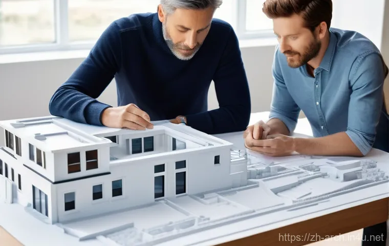 건축사로서의 고객 관리 기술 - **Prompt:** A cinematic, high-resolution photograph capturing a pivotal moment in an architectural d... 건축사로서의 고객 관리 기술 - **Prompt:** A cinematic, high-resolution photograph capturing a pivotal moment in an architectural d...