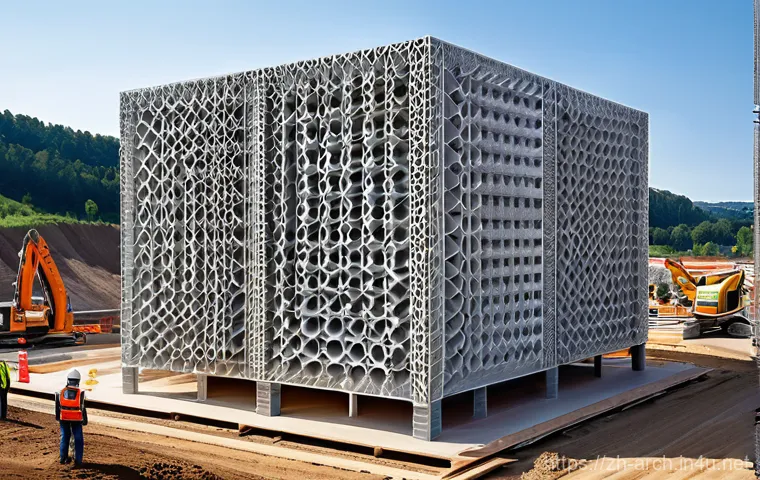 건축분야의 혁신적 기술 사례 - **A modern and comfortable smart home living room.** The scene depicts a family of three (a mother, ... 건축분야의 혁신적 기술 사례 - **A modern and comfortable smart home living room.** The scene depicts a family of three (a mother, ...