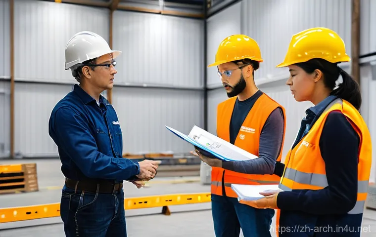 건축기사와 안전 관리 규정 - **Prompt:** A dynamic, wide shot of a modern, organized construction site during daylight hours, sho... 건축기사와 안전 관리 규정 - **Prompt:** A dynamic, wide shot of a modern, organized construction site during daylight hours, sho...