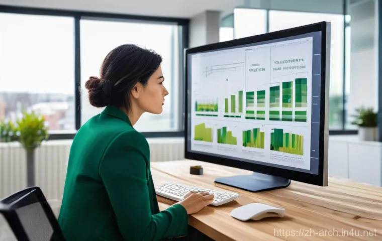 건축사와 건축 비용 효율화 사례 - Prompt 1: Architect's Innovative Workspace for Sustainable Design**