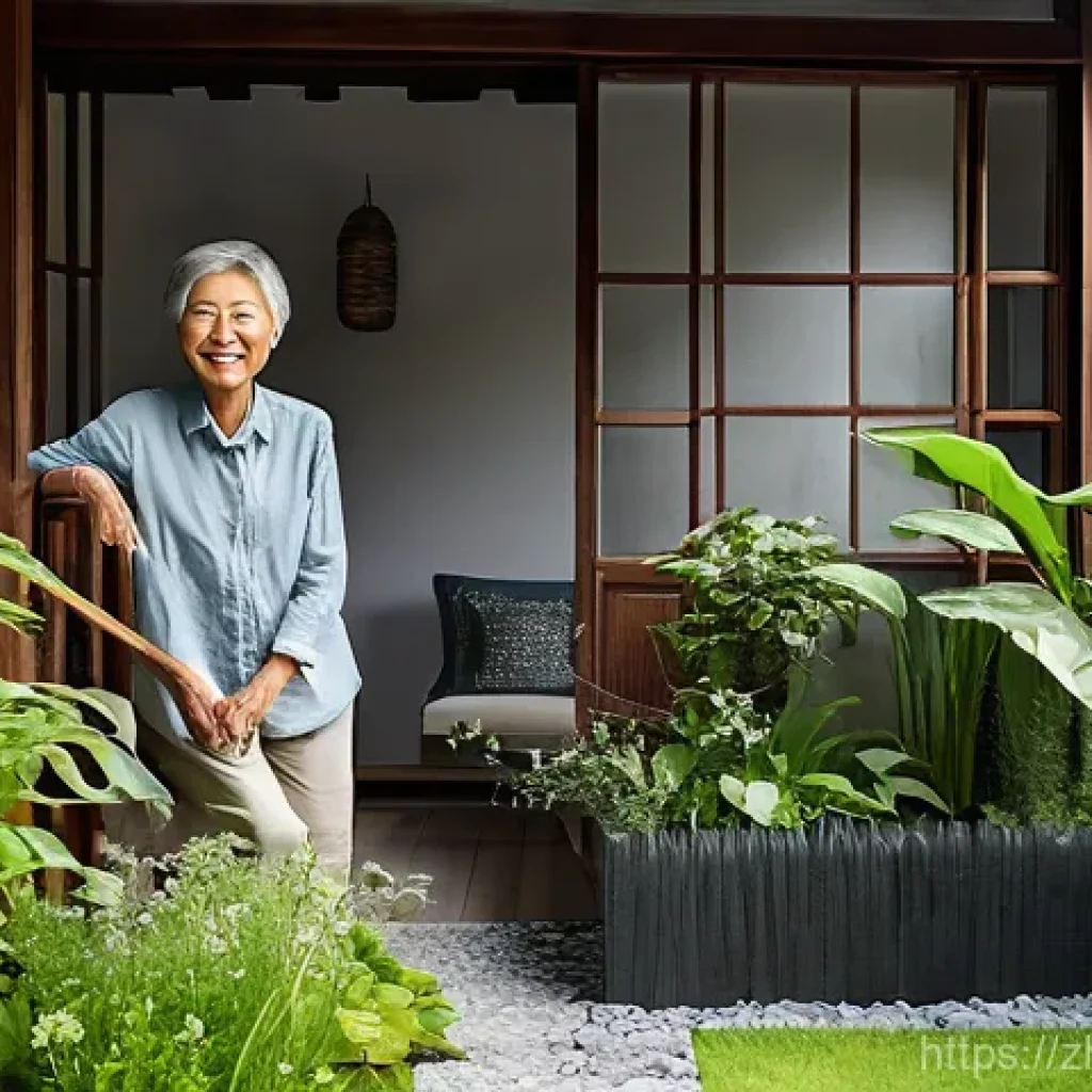 건축분야에서의 실무와 학문적 접근 - **Prompt 1: "Sustainable Heritage - An Elder's Home Renewed"**
    "A heartwarming scene depicting a...