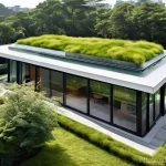 건축사와 도시계획 전문가의 차이 - **Prompt for Modern Architecture Integrated with Nature:**
    "A stunning, minimalist modern reside...